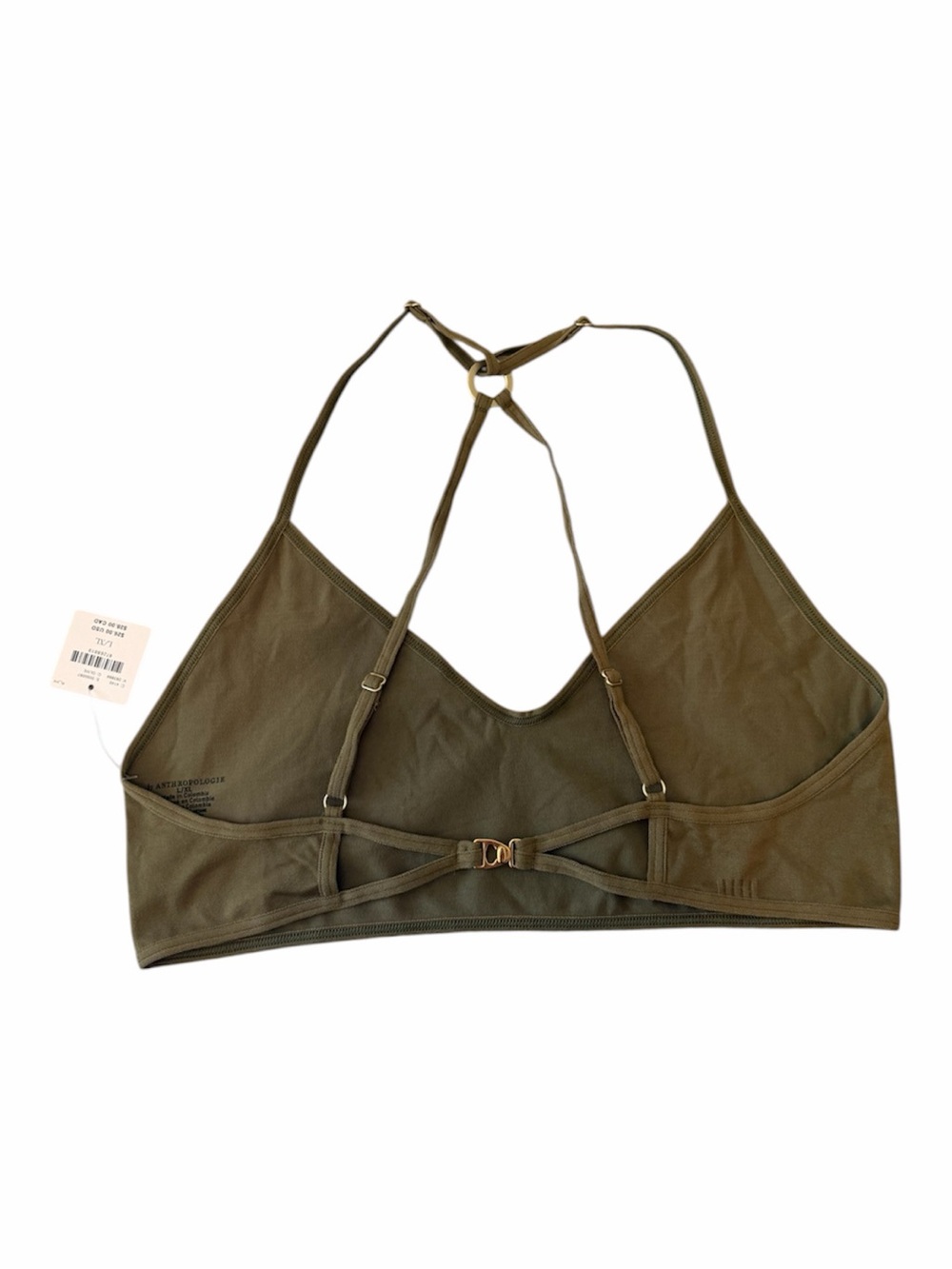 Anthropologie The Renna Seamless V-Neck Racerback Bra - Picture 2 of 6